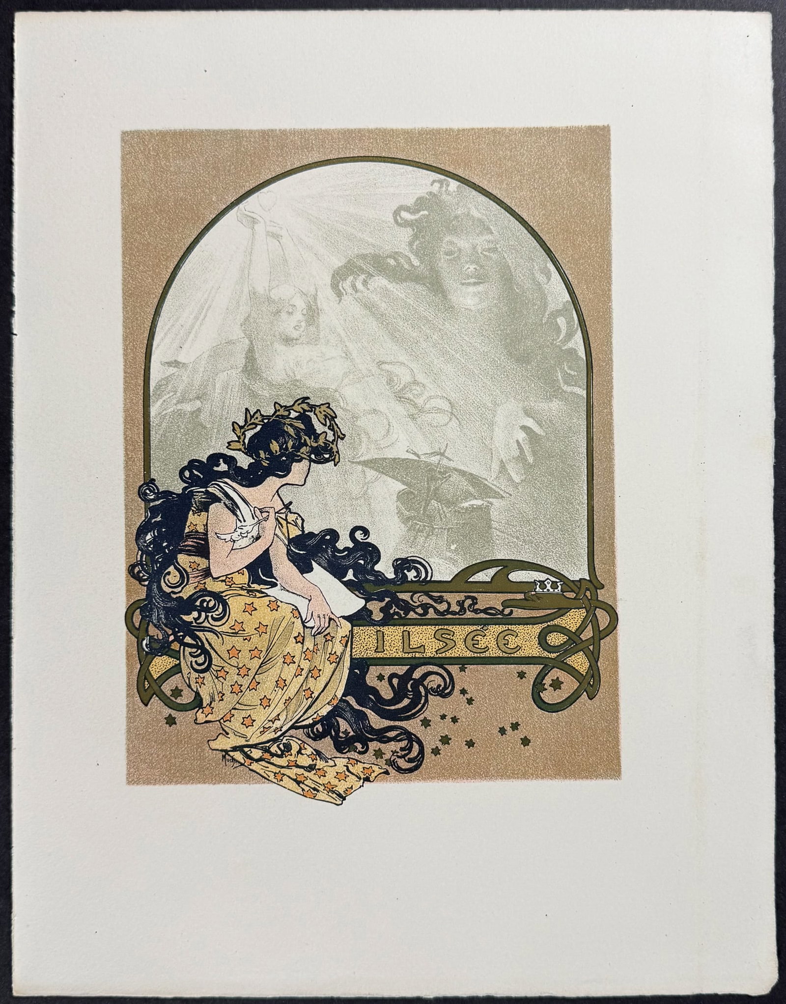 Mucha - Ornately Illustrated Page (1 of 2)