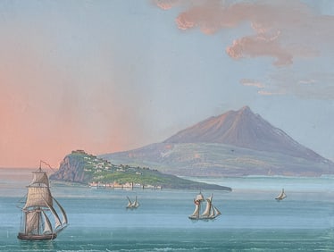 De Vito, Original Painting - Procida Island (Procida Isola)