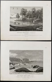 Peron & Freycinet, Australia - 3 Views of New Holland