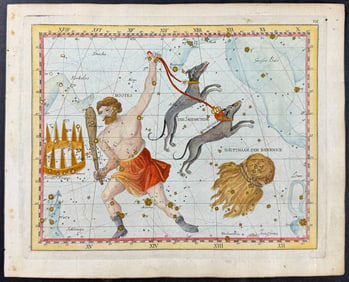 Bode - Constellation Chart: Bootes, Bernice's Hair. 7