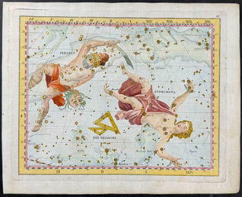 Bode - Constellation Chart: Perseus, Andromeda. 3