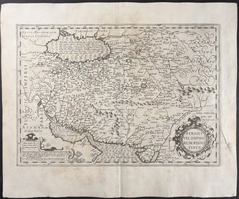 Mercator, pub. 1630 - Map of the Middle East