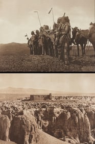 Edward Curtis, Folio - 4 Native American Photogravures