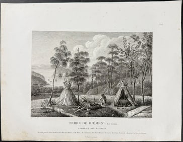 Peron & Freycinet, Australia - Tombs on Van Diemen's Land. 16