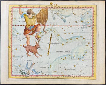 Bode - Constellation Chart: Orion, Hare. 24