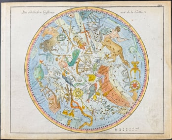 Bode - Constellation Chart: Southern Celestial Sky. 29