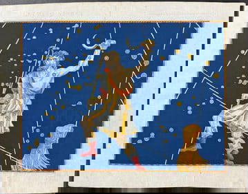 Bayer - Constellation Chart: Bootes (Man with Sickle)