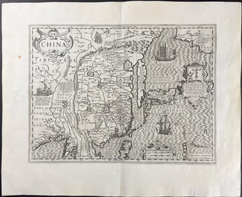 Mercator, pub. 1630 - Map of China