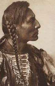 Edward Curtis, Folio - Spotted Bull - Mandan