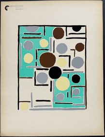 Delaunay - Art Pochoir Illutration. 15