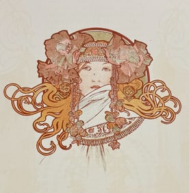 Mucha - Ornately Illustrated Page