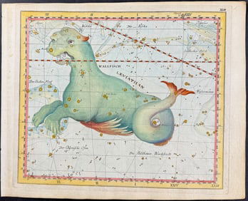 Bode - Constellation Chart: Cetus (Sea Monster). 23