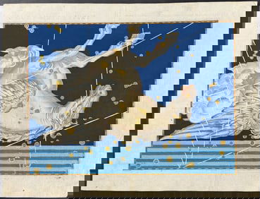 Bayer - Constellation Chart: Pegasus, the Winged Horse