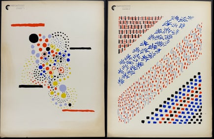 Delaunay - 7 Art Pochoir Illustrations