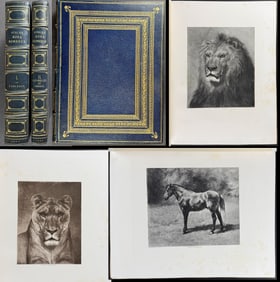 Two Volumes with 108 Photogravures of the Art of Rosa Bonheur