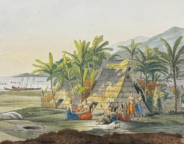 Choris, Hawaii - View of the Sandwich Islands (Vue dans les iles Sandwich)