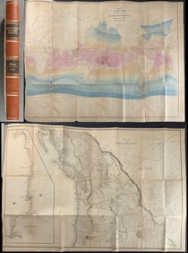 Wilkes's Narrative of the United States Exploring Expedition - Atlas Volume with 5 Fold Out Maps