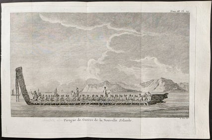 Captain Cook - Maori or New Zealand War Canoe