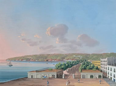 De Vito, Original Painting - The Royal Villa (La Villa Reale)