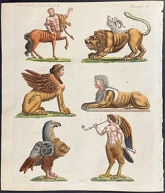 Bertuch - Mythical Creatures (Sphinx, Centaur, Harpy, Chimera)