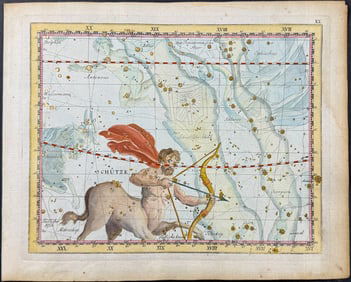 Bode - Constellation Chart: Sagittarius. 20