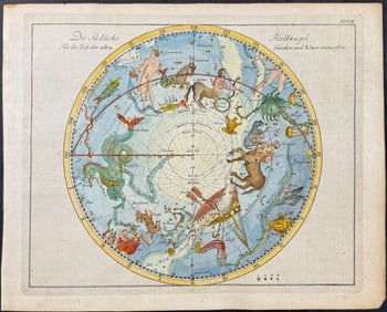 Bode - Constellation Chart: Southern Hemisphere / Sky. 24