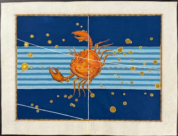 Bayer - Constellation Chart: Cancer, the Crab