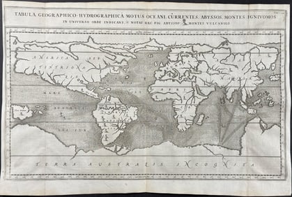 Kircher, pub. 1682 - Map of the World