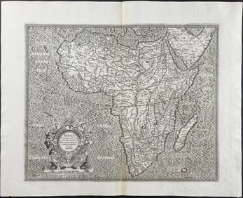 Mercator, pub. 1630 - Map of Africa