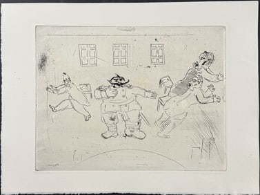 Chagall - The New Head in the Treasury (A la Tresorerie, le Nouveau Chef)