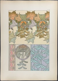 Mucha, Folio - Maple Leaf & Seed Design or Motif. 39
