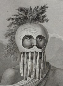 Captain Cook - A Man of the Sandwich Islands, in a Mask (Hawaii). 66