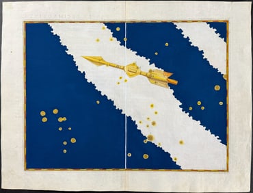 Bayer - Constellation Chart: Sagitta, the Arrow