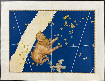 Bayer - Constellation Chart: Canis Major, the Big Dog