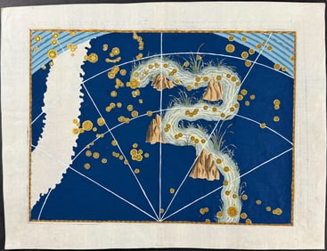 Bayer - Constellation Chart: Eridanus, the River