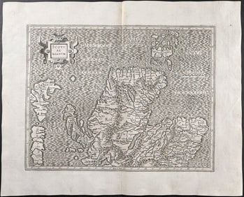 Mercator, pub. 1630 - Map of Scotland