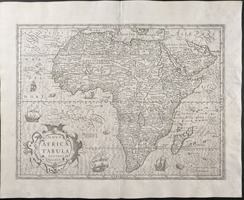 Mercator, pub. 1630 - Map of Africa