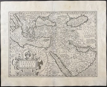 Mercator, pub. 1630 - Map of Turkey (Turkish Empire)
