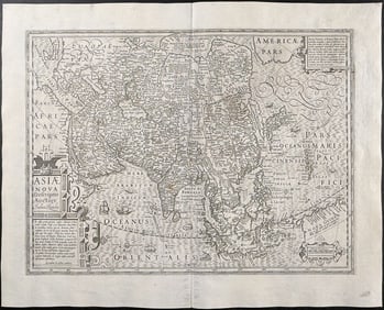 Mercator, pub. 1630 - Map of Asia