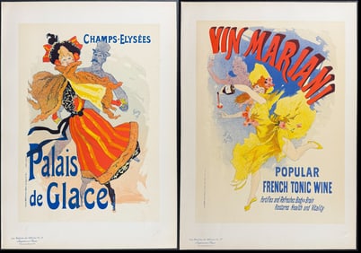 Maitres Affiches by Cheret - 4 Poster Lithographs