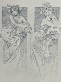 Mucha, Folio - Illustration of Women. 12