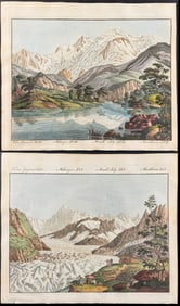 Bertuch - 3 Engravings of Mountains
