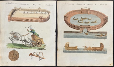 Bertuch - Pair of Colosseum Engravings