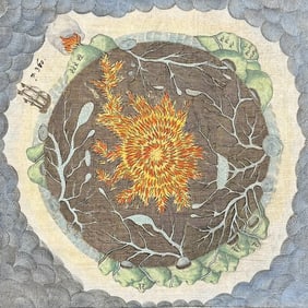 Seyfried, pub. 1694 - Molten Interior of the Earth Showing Water Bodies as Connected