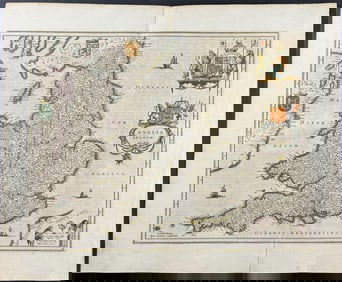 Jansson & Hondius, pub. 1656 - Map of England