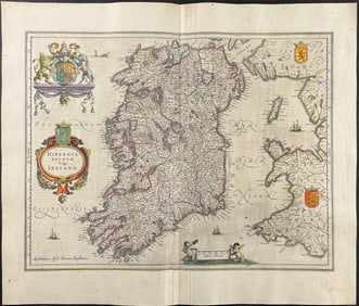Jansson & Hondius, pub. 1656 - Map of Ireland