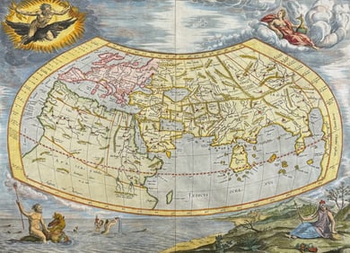 Halma's Ptolemy, pub. 1698 - Map of the Ancient World
