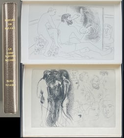 Pablo Picasso & Honore de Balzac's Le Chef-d?oeuvre inconnu - 13 Original Etchings on Vellum, 20