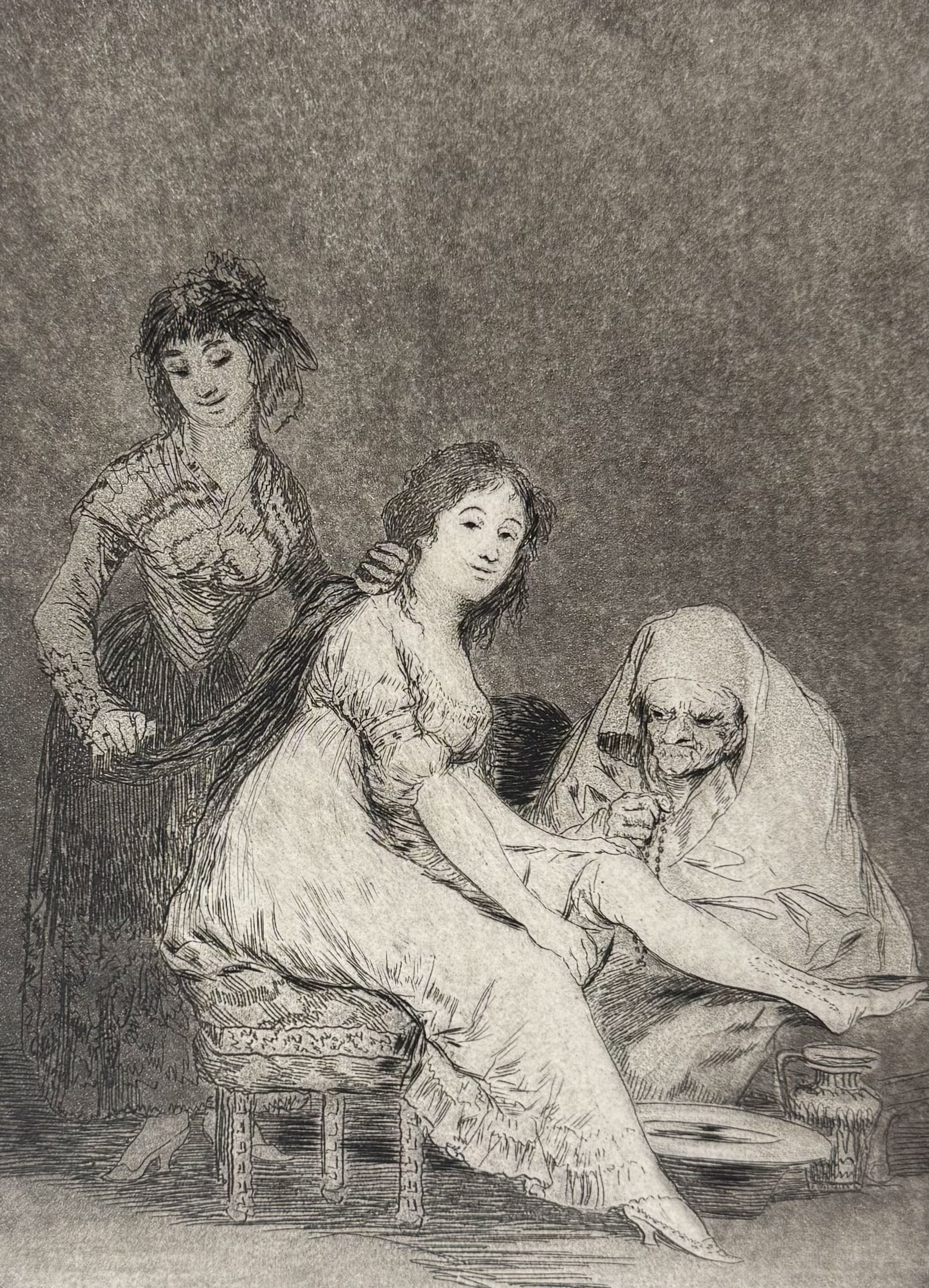 Goya - She prays for her [Ruega por ella]. 31 (1 of 2)