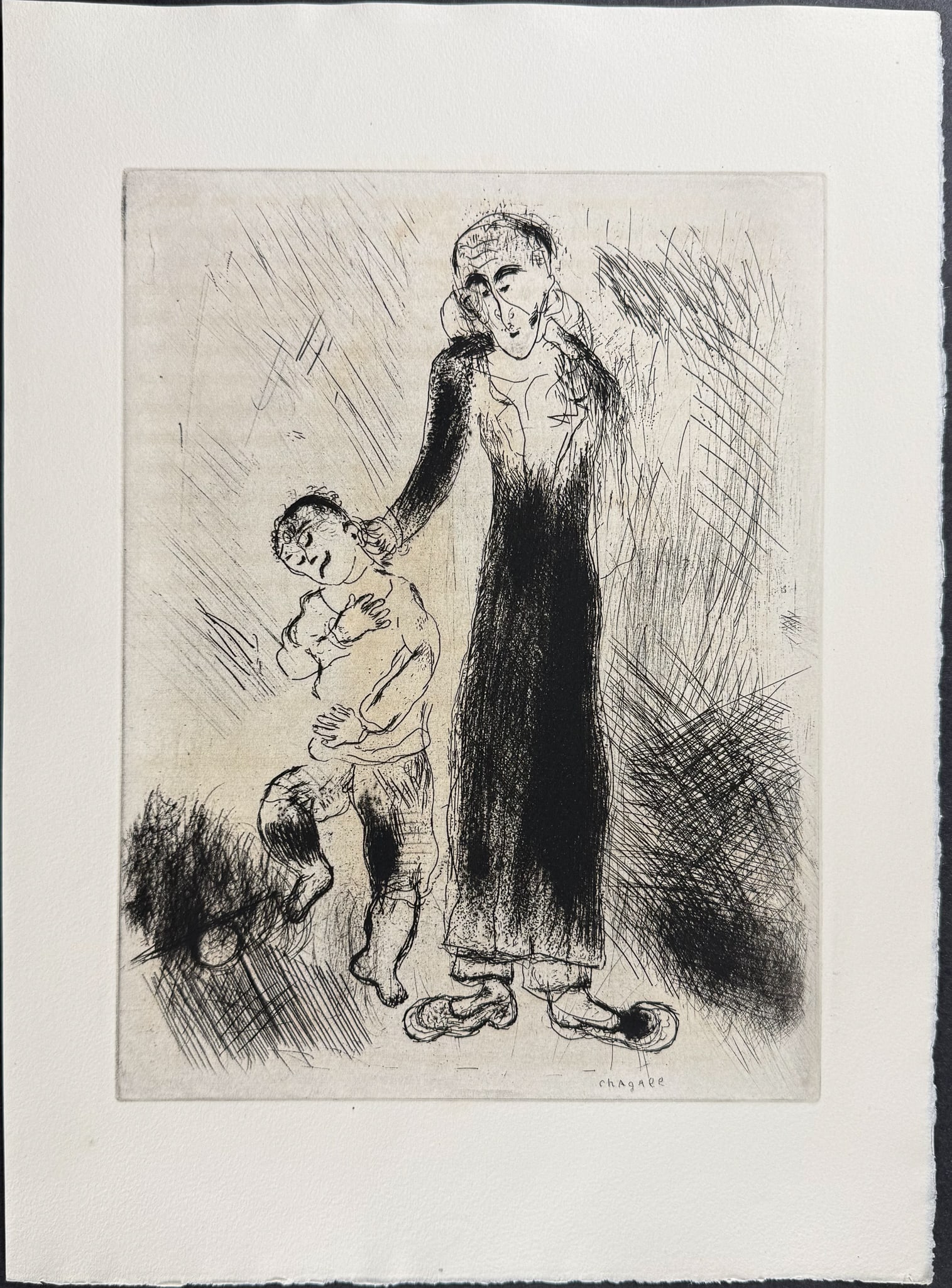 Chagall - Chichikov's Father Gives Him a Beating - Le Pere de Tchitchikov Lui Donne une Correction (1 of 1)